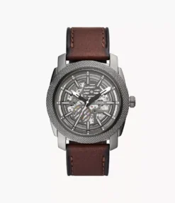 FOSSIL MACHINE AUTOMATIC BROWN LEATHER-AUTOMATIC