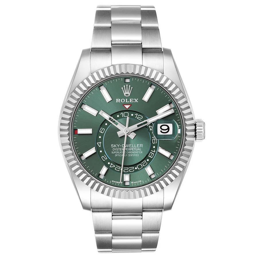 ROLEX SKY DWELLER (SILVER GREEN) AUTOMATIC - Image 3