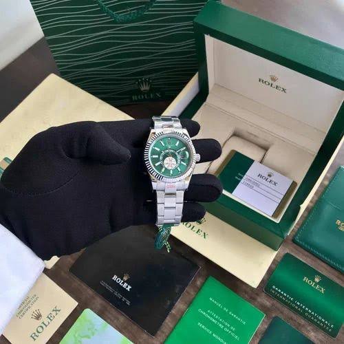 ROLEX SKY DWELLER (SILVER GREEN) AUTOMATIC - Image 4