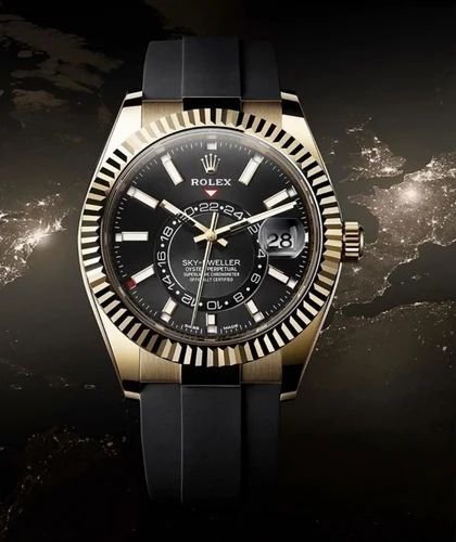 ROLEX SKY DWELLER OYSTERFLEX (GOLD BLACK) - AUTOMATIC - Image 6
