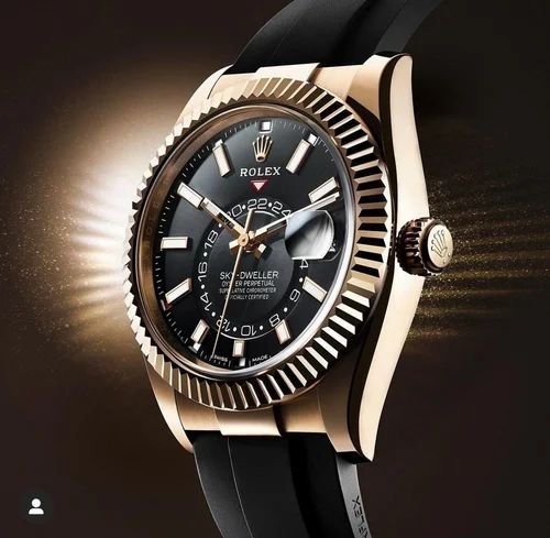 ROLEX SKY DWELLER OYSTERFLEX (GOLD BLACK) - AUTOMATIC - Image 2