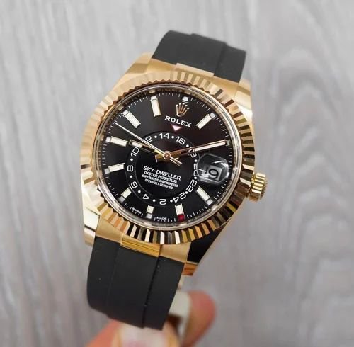 ROLEX SKY DWELLER OYSTERFLEX (GOLD BLACK) - AUTOMATIC - Image 4