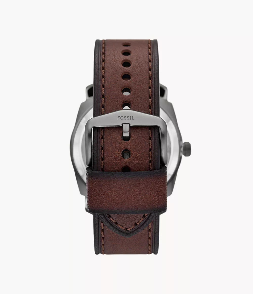 FOSSIL MACHINE AUTOMATIC BROWN LEATHER-AUTOMATIC - Image 2