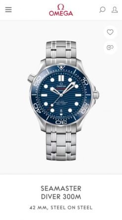 OMEGA SEAMASTER DIVER 300 – AUTOMATIC (BLUE)
