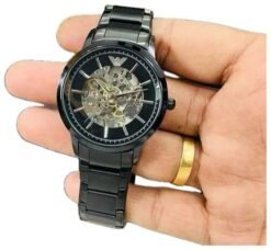 EMPORIO ARMANI CHASE SKELETON (BLACK)