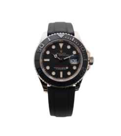 ROLEX YACHT MASTER OYSTER FLEX (BLACK SILVER) - AUTOMATIC