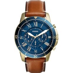 FOSSIL GRANT 2.0 CRONOGRAPH LUGGAGE LEATHER