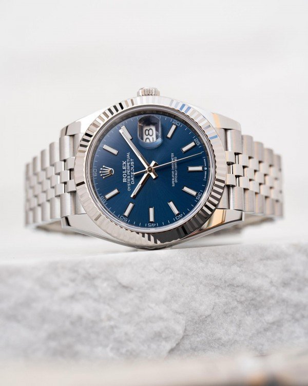 ROLEX DATE JUST (SILVER BLUE) - VIRAT KOHLI - AUTOMATIC - Image 5
