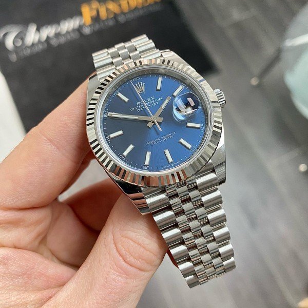 ROLEX DATE JUST (SILVER BLUE) - VIRAT KOHLI - AUTOMATIC - Image 3