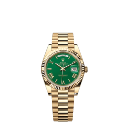 ROLEX DAY DATE (GOLD - CHOCOLATE) - MS DHONI AUTOMATIC