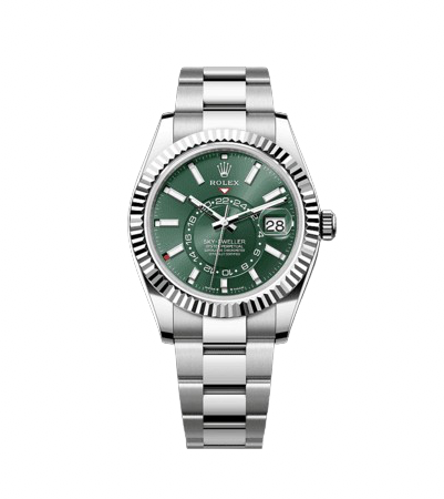 ROLEX SKY DWELLER (SILVER GREEN) AUTOMATIC