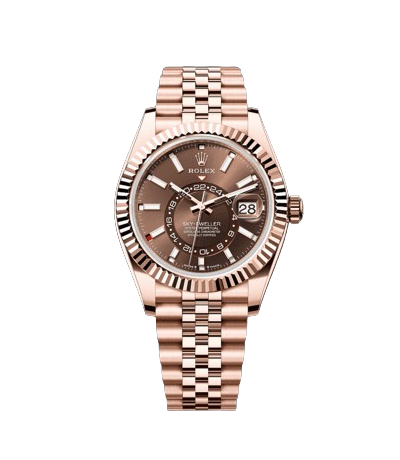 ROLEX SKY DWELLER (GOLD CHOCOLATE) -AUTOMATIC