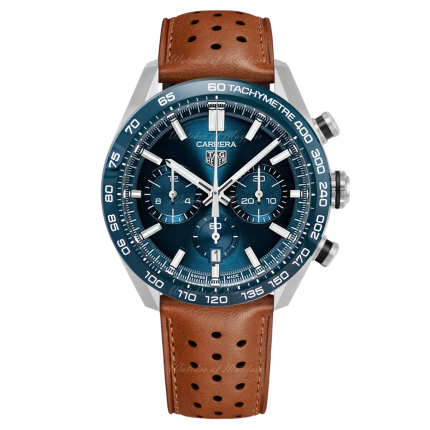 TAG HEUER CARRERA CALIBRE 17 (LEATHER STRAP )