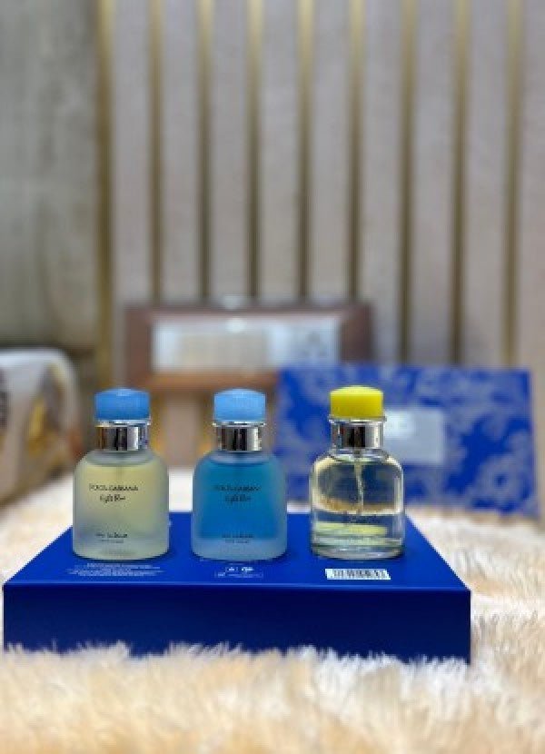 Dolce Gabbana Blue Pour Homme Gift Set of 3 (Xurry) - Image 3