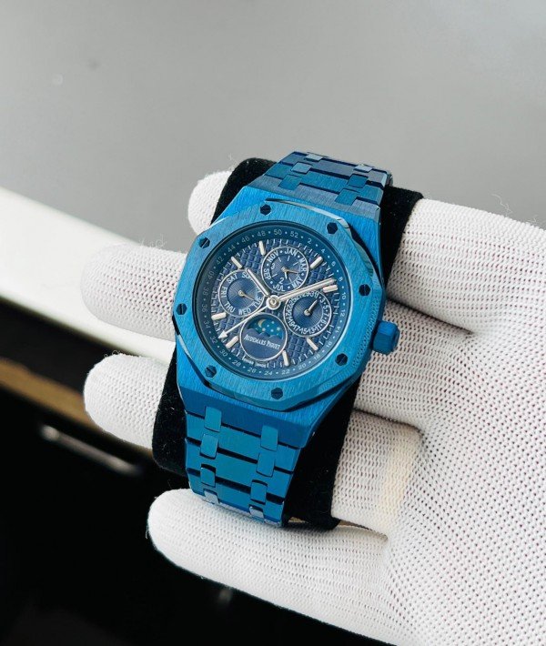 Audemars_Piguet Automatic Royal Oak Perpetual Calendar Blue - Image 3