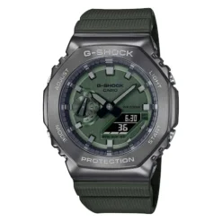 G-Shock Metal Covered Round Green Dial - Casual Watches