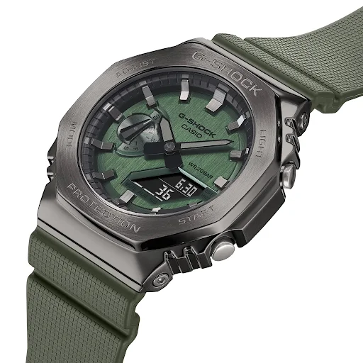 G-Shock Metal Covered Round Green Dial - Casual Watches - Image 9